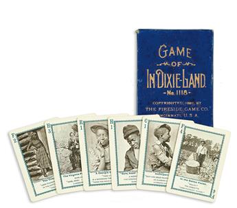 (GAMES & AMUSEMENTS.) FIRESIDE GAME CO. Game of In Dixie-Land.